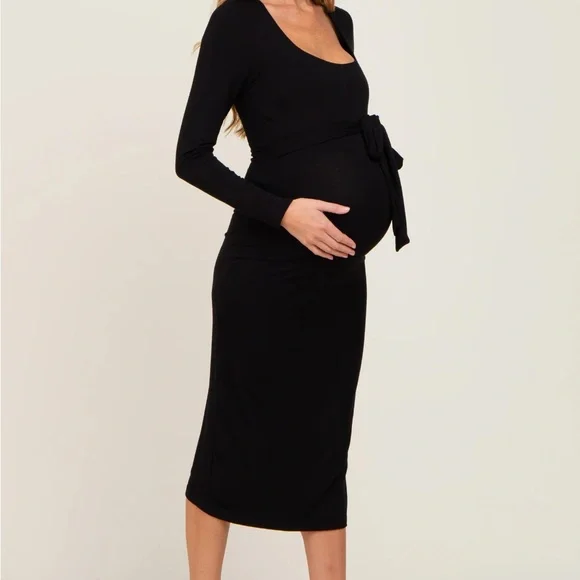 Pinkblush | Dresses | Nwt Pinkblush Xl Black Square Neck Maternity Midi | Poshmark Pinkblush | Dresses | Nwt Pinkblush Xl Black Square Neck Maternity Midi | Poshmark